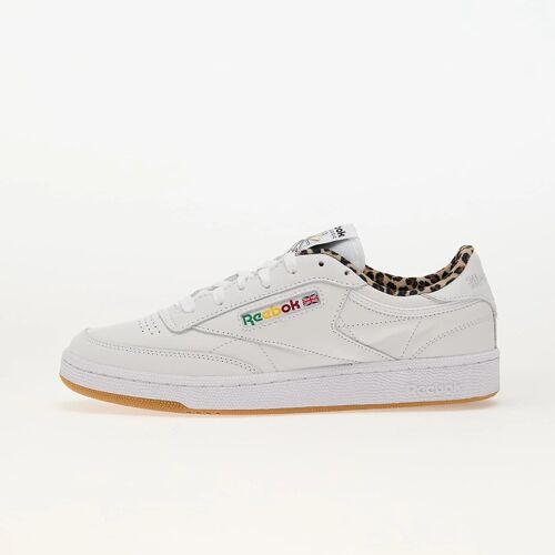 Chaussures Baskets Reebok Club C 85 Vintage Ltd Ftwr White/ Leopard/ Gum Eur
