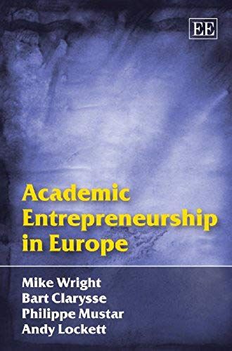 Academic Entrepreneurship In Europe