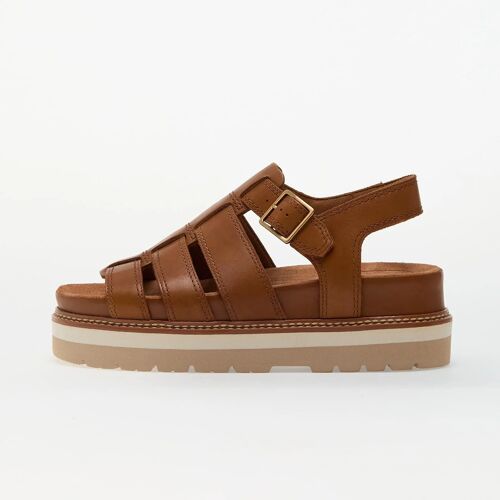 Chaussures Baskets Clarks Orianna Twist Tan Leather Eur