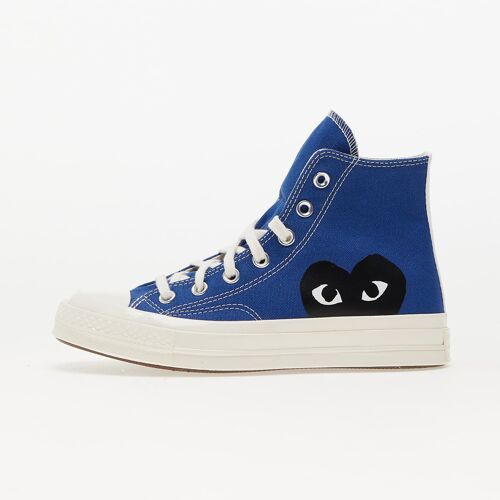 Chaussures Baskets Converse X Comme Des Garçons Play Chuck 70 Hi Blue/ Black/ Egret Eur