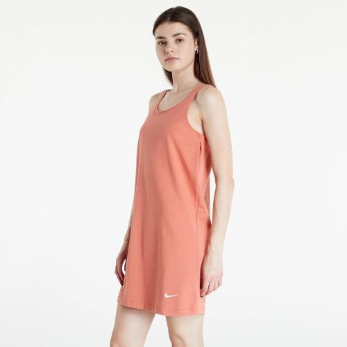 Nike Nsw Jersey Tank Top Dress Madder Root/ White Xs