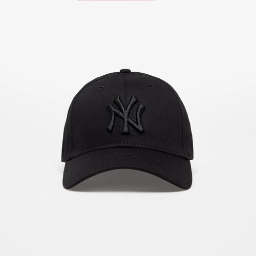 New Era 39thirty Mlb League Basic New York Yankees Black On Black S-M