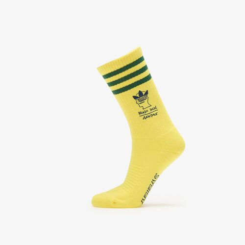 Adidas X Brain Dead Sock 1-Pack Yellow/ Bright Yellow/ Amazon Green L