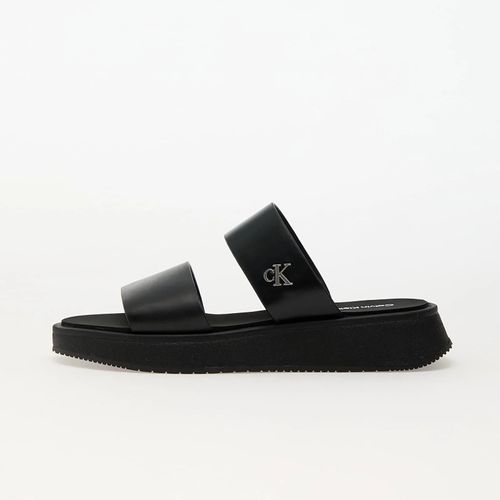 Baskets Calvin Klein Jeans Sandal Slide Double Black Eur