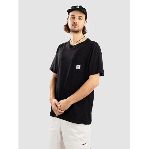 Element Basic Pocket Label T-Shirt Noir