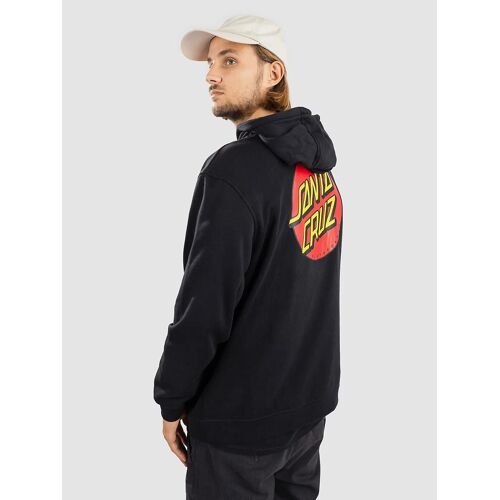 Santa Cruz Classic Dot Chest Sweat À Capuche Noir