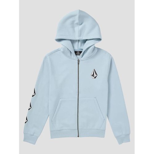 Volcom Bb Iconic Stone Flc Kids Sweat À Capuche Zippé Bleu