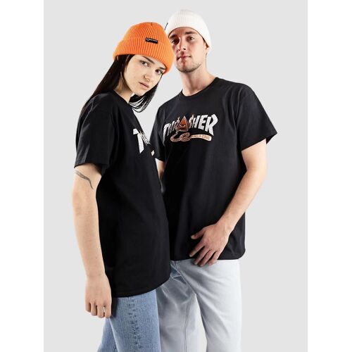 Thrasher X Toy Machine Pyramid T-Shirt Noir