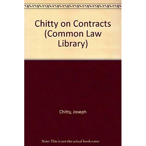 Chitty On Contracts (Common Law Library)