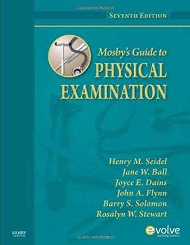 Mosby's Guide To Physical Examination, 7e