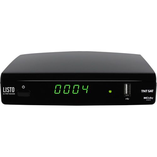 Décodeur satellite Listo DTNT-S3345