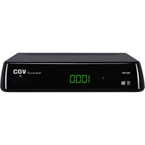 CGV Premio Sat HD-W7 - Récepteur de télévision par satellite - TNTSAT