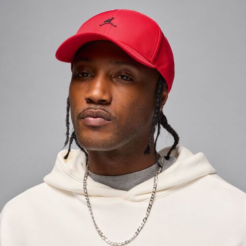 Casquette Structurée Jordan Rise Avec Jumpman En Métal - Rouge