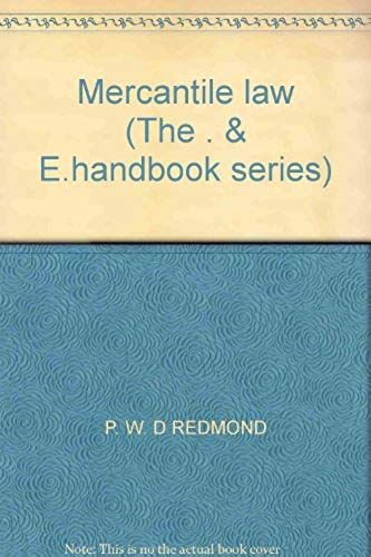 Mercantile Law (The . & E.Handbook Series)