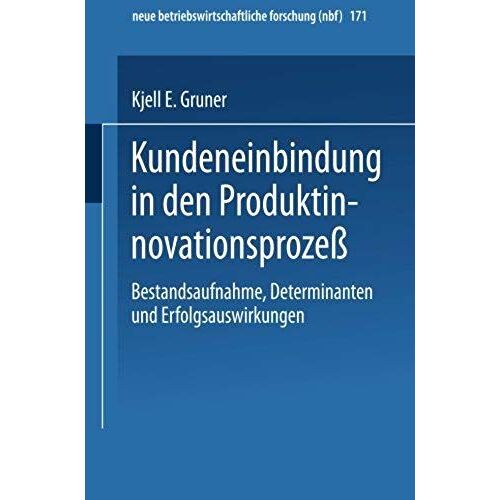 Kundeneinbindung In Den Produktinnovationsprozeß