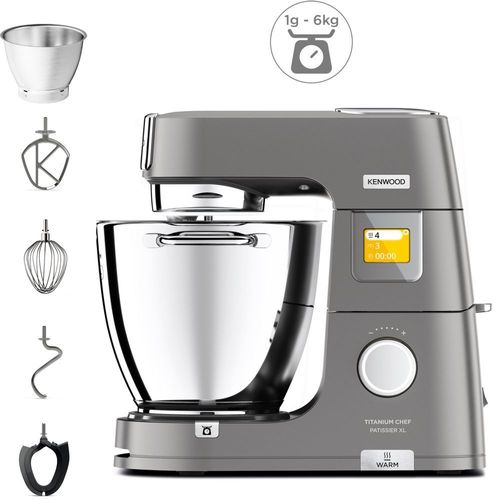 Kenwood Titanium Pastry Chef KWL90009SI - Processeur de cuisine/balance de cuisine - 7 litres - 1.4 kWatt