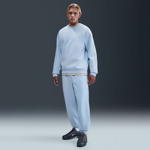 Pantalon À Revers En Fleece Nike Solo Swoosh Pour Homme - Bleu