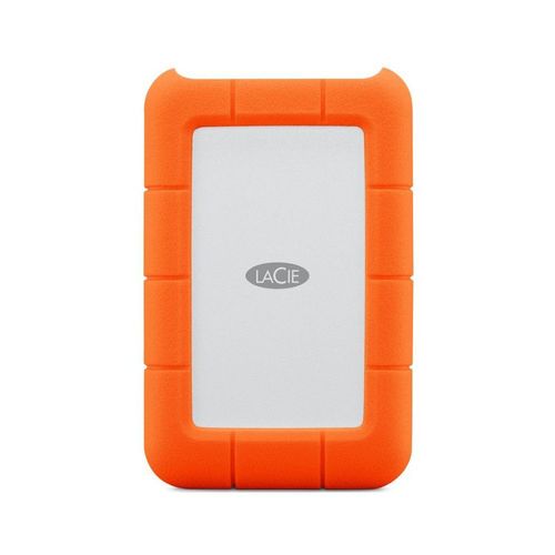 LaCie Rugged Mini - Disque dur externe 4 To portable USB 3.0 - AES 256 bits - avec Seagate Rescue Data Recovery