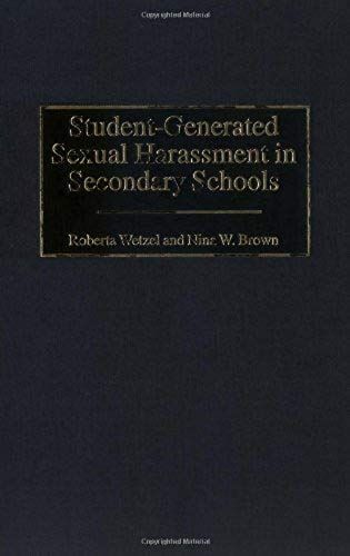 Student-Generated Sexual Harassment In Secondary Schools