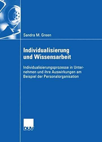 Individualisierung Und Wissensarbeit