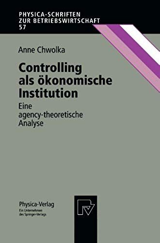 Controlling Als Ökonomische Institution