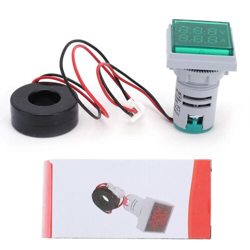 Indicateur De Signal De Courant Universel 2 ? Lampe Carrée D'affichage 60   500v Ac Ad16 ?22fvagreen