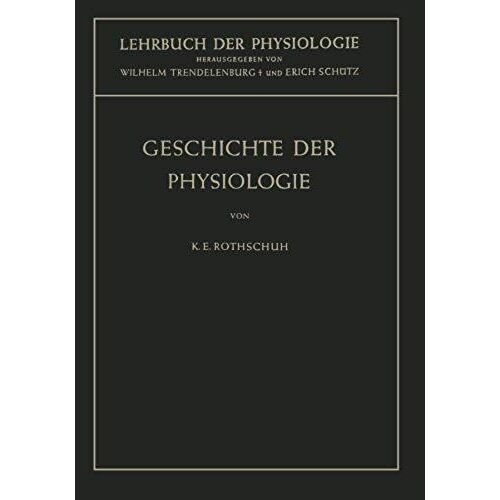 Geschichte Der Physiologie