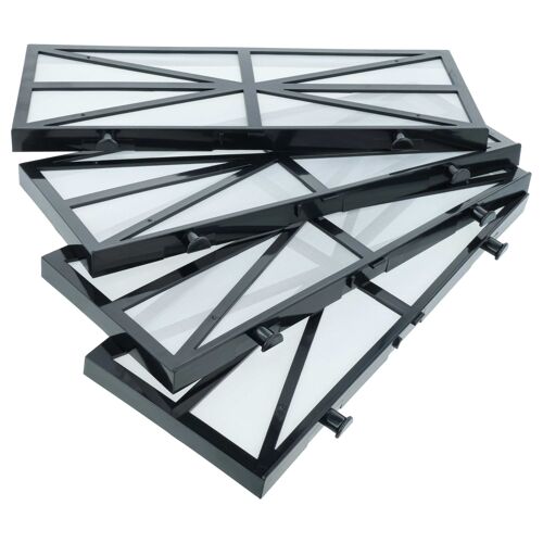 vhbw 4x Filtres compatible avec Maytronics Dolphin Pool IN, Moby, M200 aspirateur, nettoyeur piscine - Coussinets, 27,7 x 12,3 x 6,1 cm
