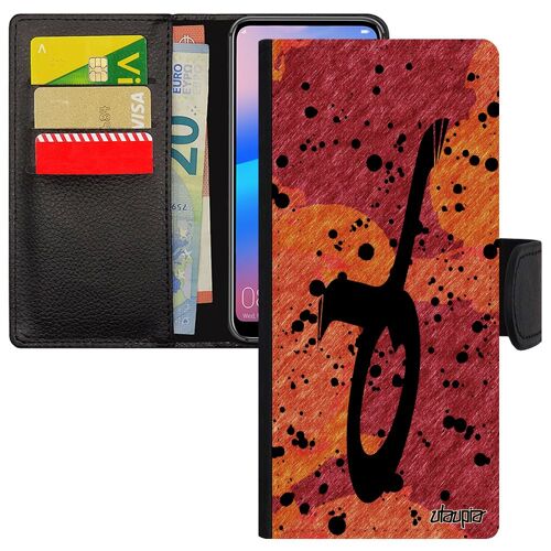 Coque A14 4g 5g Signe Du Zodiaque Taureau Fille Peinture Rouge Horoscope Dessin Calligraphie Astrologique Case Unique Samsung Galaxy