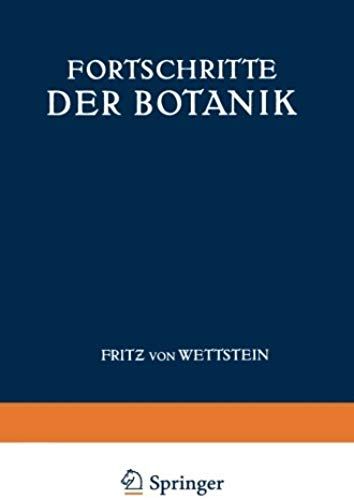 Fortschritte Der Botanik