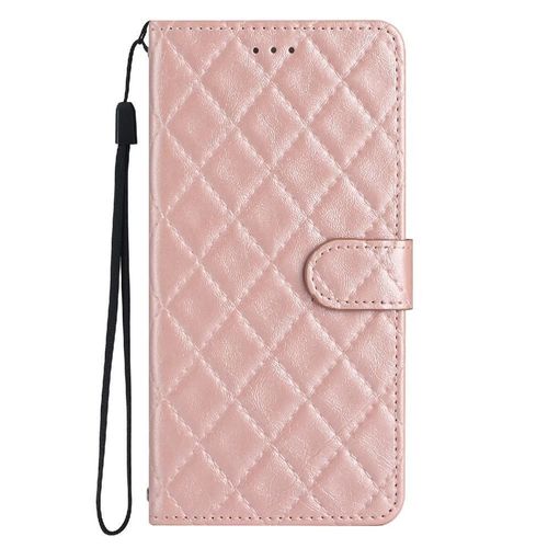 Flip Étui Pour Honor 7a Pro Titulaire De Fentes Pour Cartes Bicelle Portefeuille En Cuir Pu Folio Magnétique Tpu Antichoc - Couleur Rose