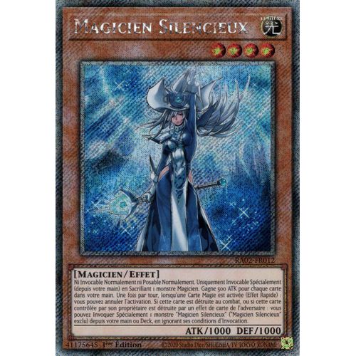 Yu Gi Oh Ra02 Fr012 Magicien Silencieux Secrète Rare