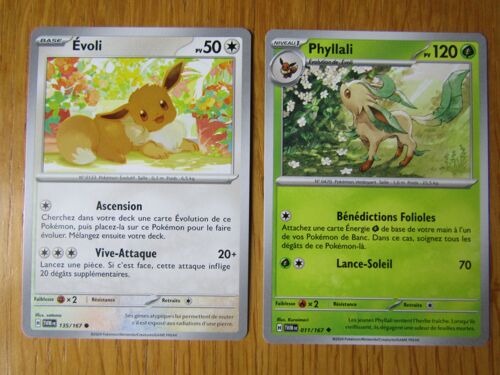 Evoli 135/167 + Phyllali 011/167 - Mascarade Crepusculaire