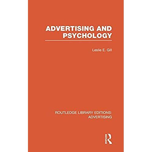 Advertising And Psychology (Rle Advertising)