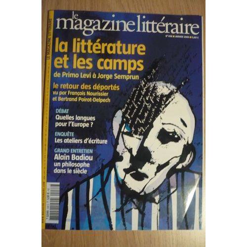 Magazine Littéraire N° 438 - La Littérature Et Les Camps De Primo Levi À Jorge Semprun - Janvier 2005 -