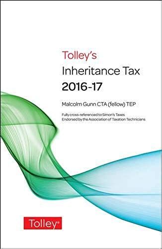 Tolley's Inheritance Tax 2016-17