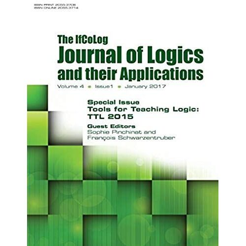 Ifcolog Journal Of Logics And Their Applications Volume 4, Number 1