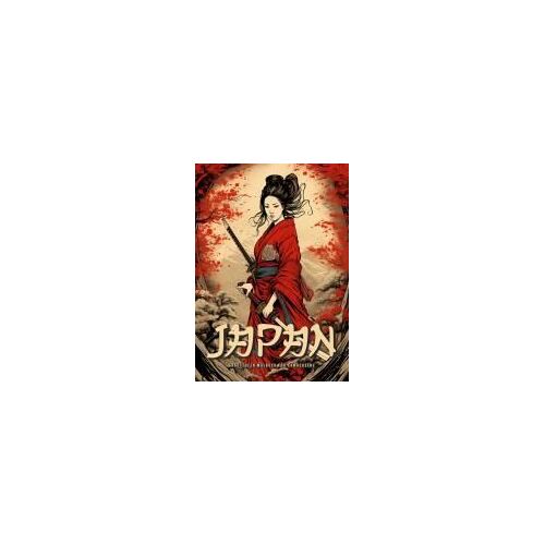Japan Grayscale Coloring Book For Adults