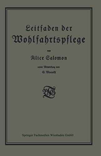 Leitfaden Der Wohlfahrtspflege