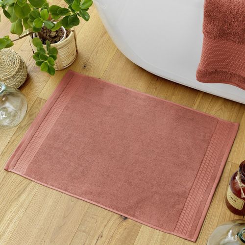 Tapis de bain 50x70 cm Coton Terracotta