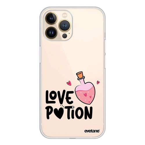Coque Iphone 13 Pro 360 Intégrale Transparente Love Potion Tendance Evetane.