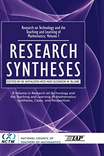 Research On Technology And The Teaching And Learning Of Mathematics