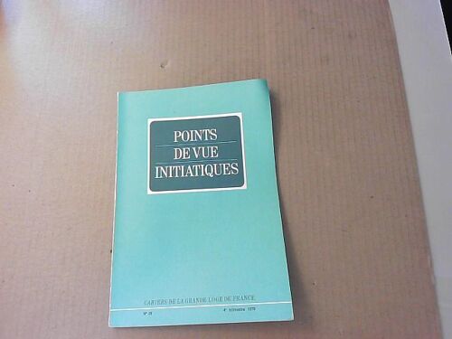 Points De Vue Initiatiques N°35 4e Trimestre 1979