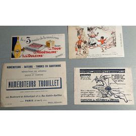 8 Buvards : 3 Avec Traces D'encre - 1 Est Tâché (Trouillet-Végétaline-Antésite-Joseph Gilbert-L' Urbaine-Veldalice-Produits De Cornouaille-Coke De Gaz )