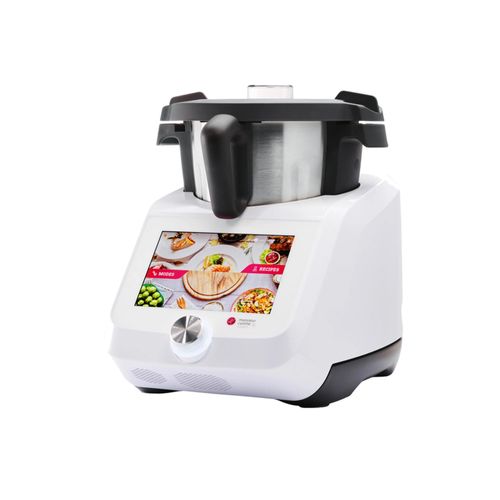 SILVERCREST KITCHEN TOOLS Monsieur Cuisine Smart (14.1) SKMS 1200 A1 - Robot cuiseur multifonctions 4,5 L connecté - Blanc
