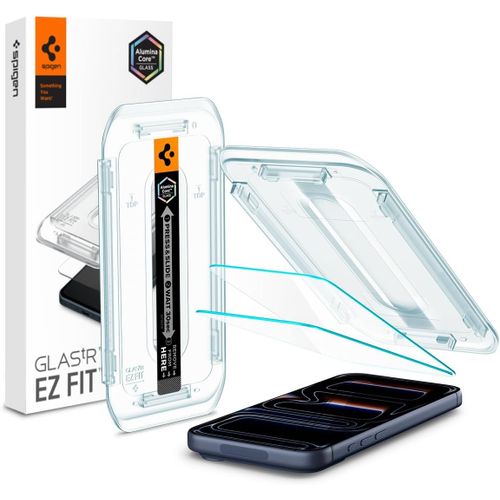 CAUC-Glas.tR EZ Fit Verre Trempé pour iPhone 17, iPhone 17 Pro, iPhone 16 Pro, 2 Pièces, Installation Facile, Dureté 9H, Résistant aux Rayures, Protection écran