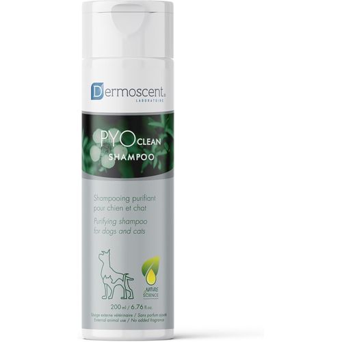 Pyoclean Shampoo For Dogs & Cats|Purifying Shampoo Without Soap|Natural Care For Sensitive Skin|Moisturizes & Balances Skin Flora|200 Ml |