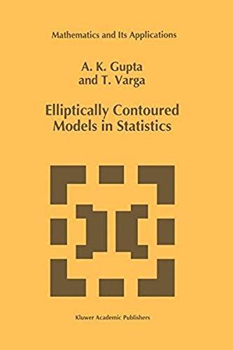 Elliptically Contoured Models In Statistics