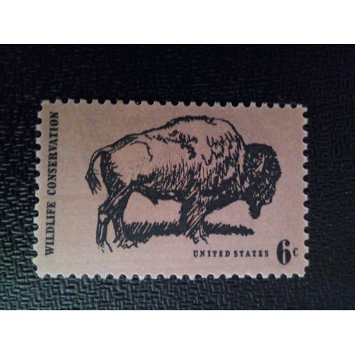 Timbre Etats-Unis Yt 895 Bison D'amérique 1970 ( 061112 )