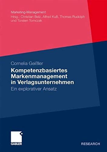 Kompetenzbasiertes Markenmanagement In Verlagsunternehmen